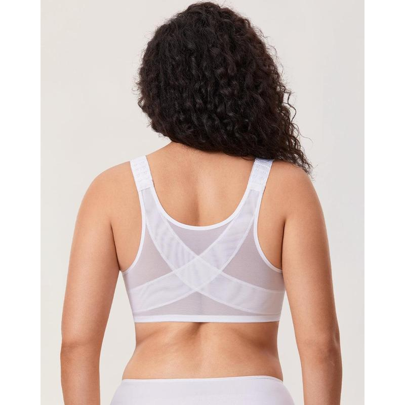 Women's Front Closure Bras Plus Size Underwire Unlined Back