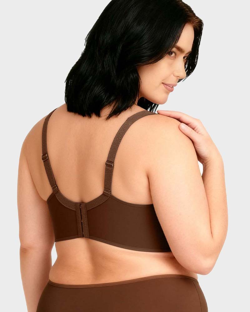 Soft Plus Size Full Coverage Unlined Minimizer Bra