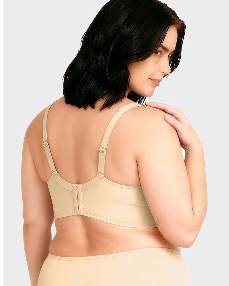 Soft Plus Size Full Coverage Unlined Minimizer Bra