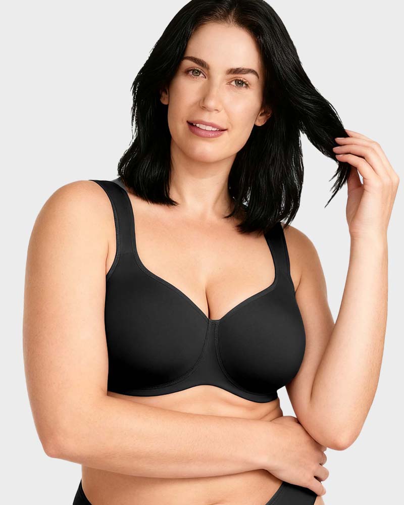 Soft Plus Size Full Coverage Unlined Minimizer Bra