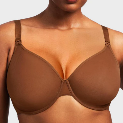 Zebra Wild Breathable Unlined Plus Size Soft Women Bra